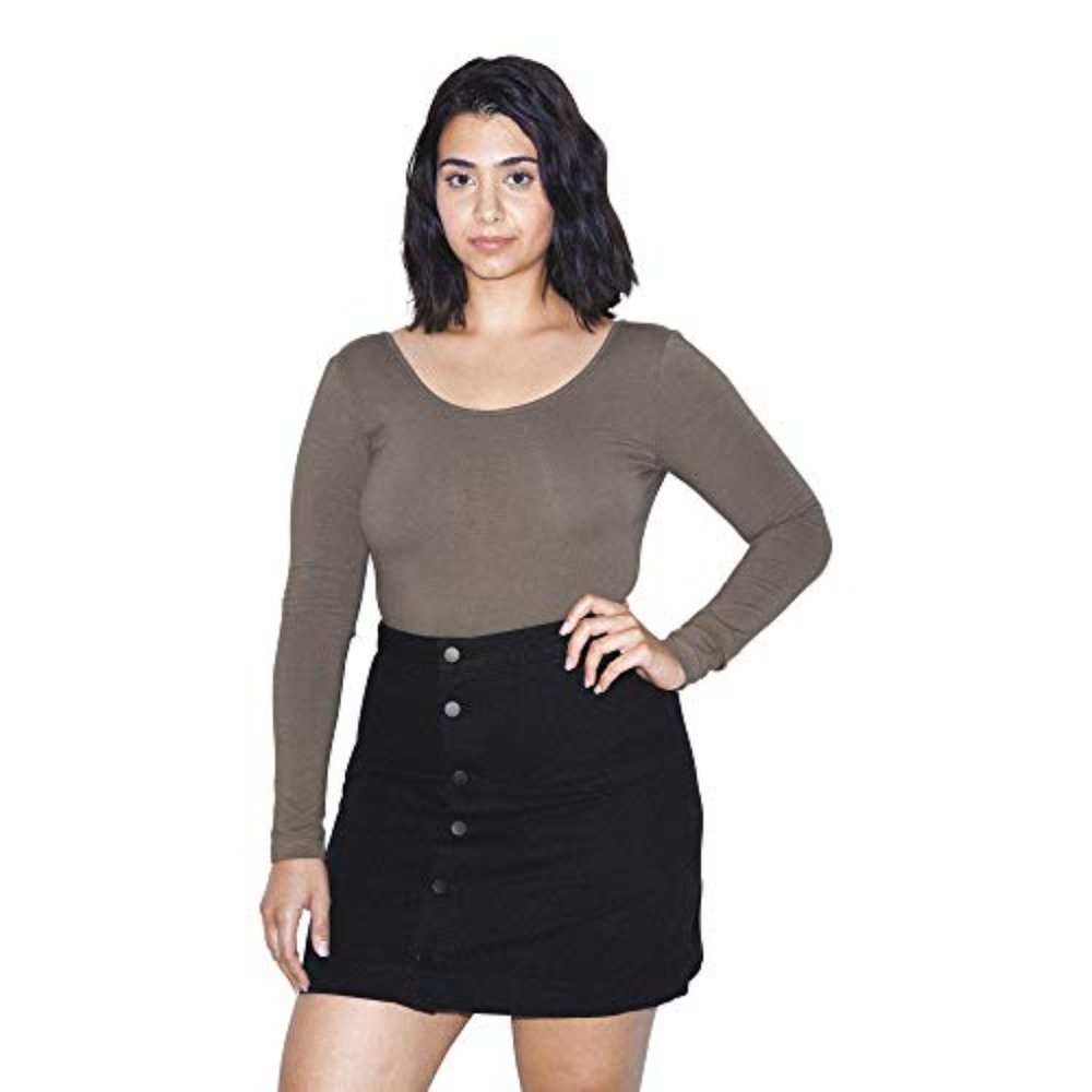 American Apparel Denim Mini Skirt